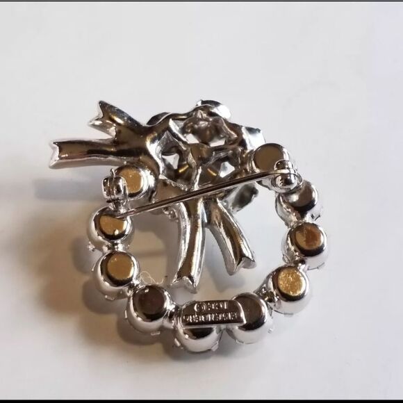 Vintage Eisenberg Ice Brooch Crystal Fashion Brooch 1940-50's - Picture 8 of 10